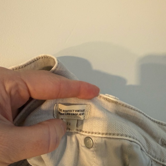 Madewell Cream Denim Jeans - Picture 3 of 3
